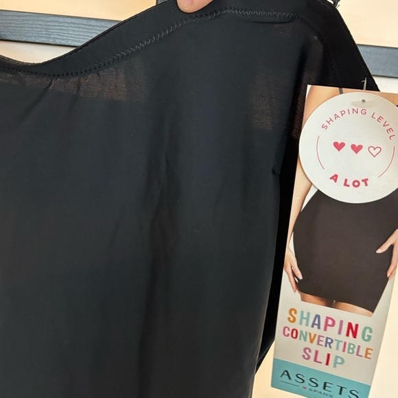 SPANX assets shaping convertible slip. Size 1X. Black. NWT - Picture 10 of 15